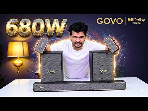 Thumbnail for GOVO GoSurround 1008 Pro 5.2 Channel, 680W Dolby digital Soundbar review