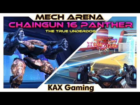Dual Chaingun 16's on MAX Panther in CPC👀 | Does it Hang?🤔 - Mech Arena