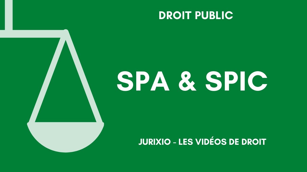 Les services publics administratifs (SPA) et les services publics industriels et commerciaux (SPIC)