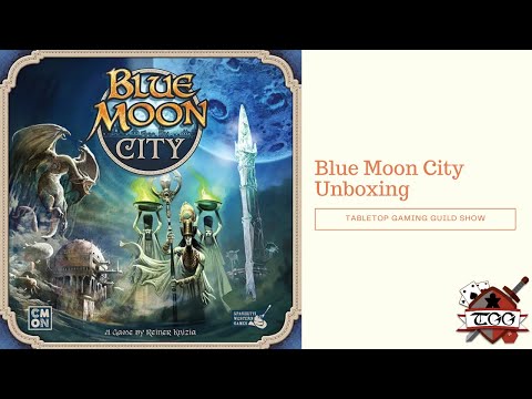 Blue Moon City Board Game Unboxing