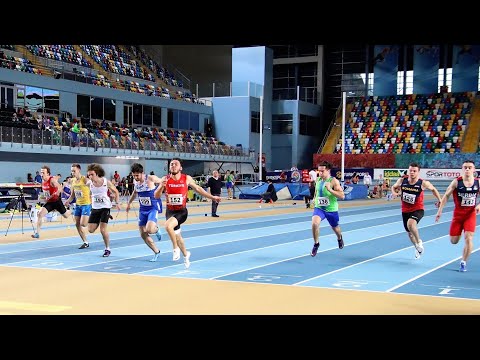 60m Men, Final, Balkan Indoor U20 Championships 2020, Istanbul TUR