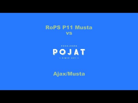 RoPS P11 Musta vs Ajax Musta