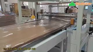 Máy bọc Nilon cánh cửa, máy đóng gói cánh cửa,ván ghép thanh