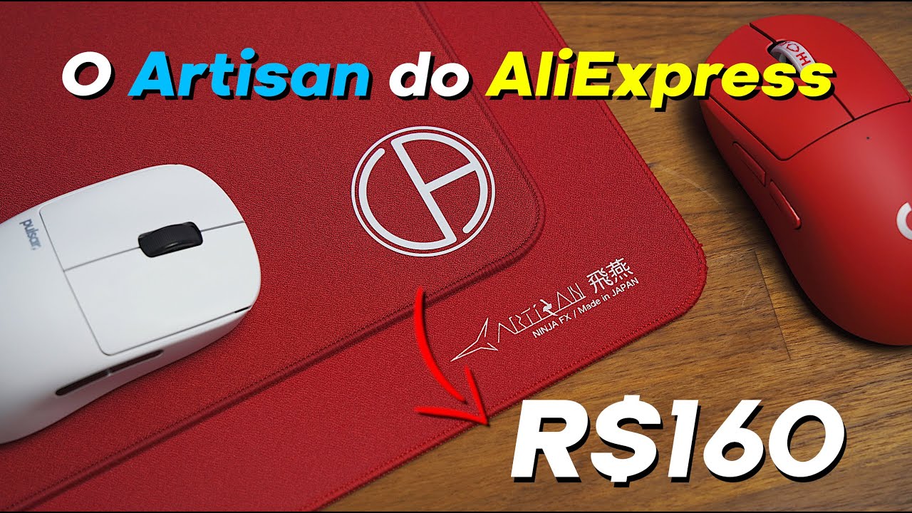 O melhor mousepad do AliExpress que já testei (Não é clickbait)