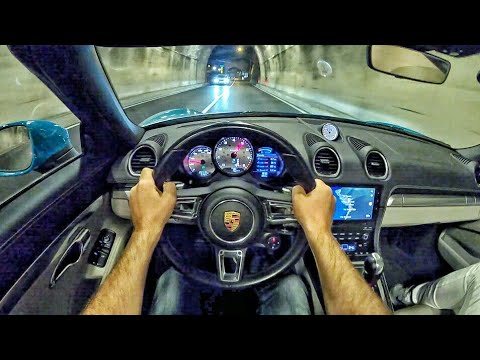 Thumbnail for Porsche Boxster 718 Cabrio night review / test drive POVتجربة قيادة بورش بوكستر 718 كابريو by SUV, Porsche, Car, Porsche Boxster