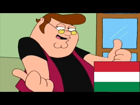 The hungarian dub of Family Guy be like