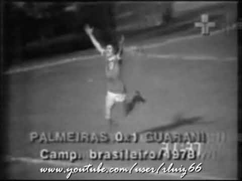 Palmeiras 0 x 1 Guarani Final Brasileiro 78 1º Jogo Osmar Santos