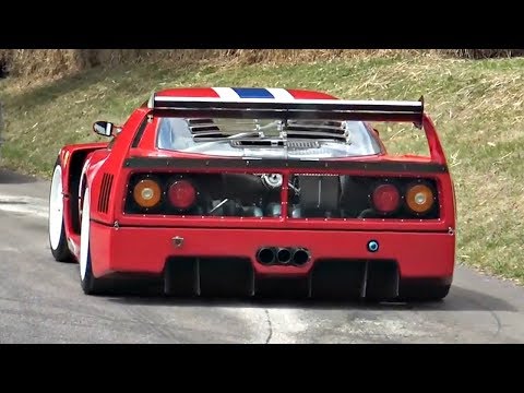 Ferrari F40 LM Massive POWER LAUNCH & Sounds @ Goodwood!