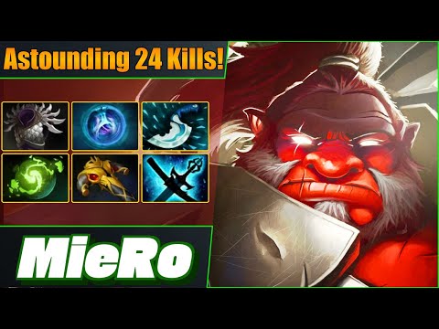 MieRo Axe Off Lane 🛡️ Wild 24 Kills! Dota 2 DotaPulse Full Gameplay