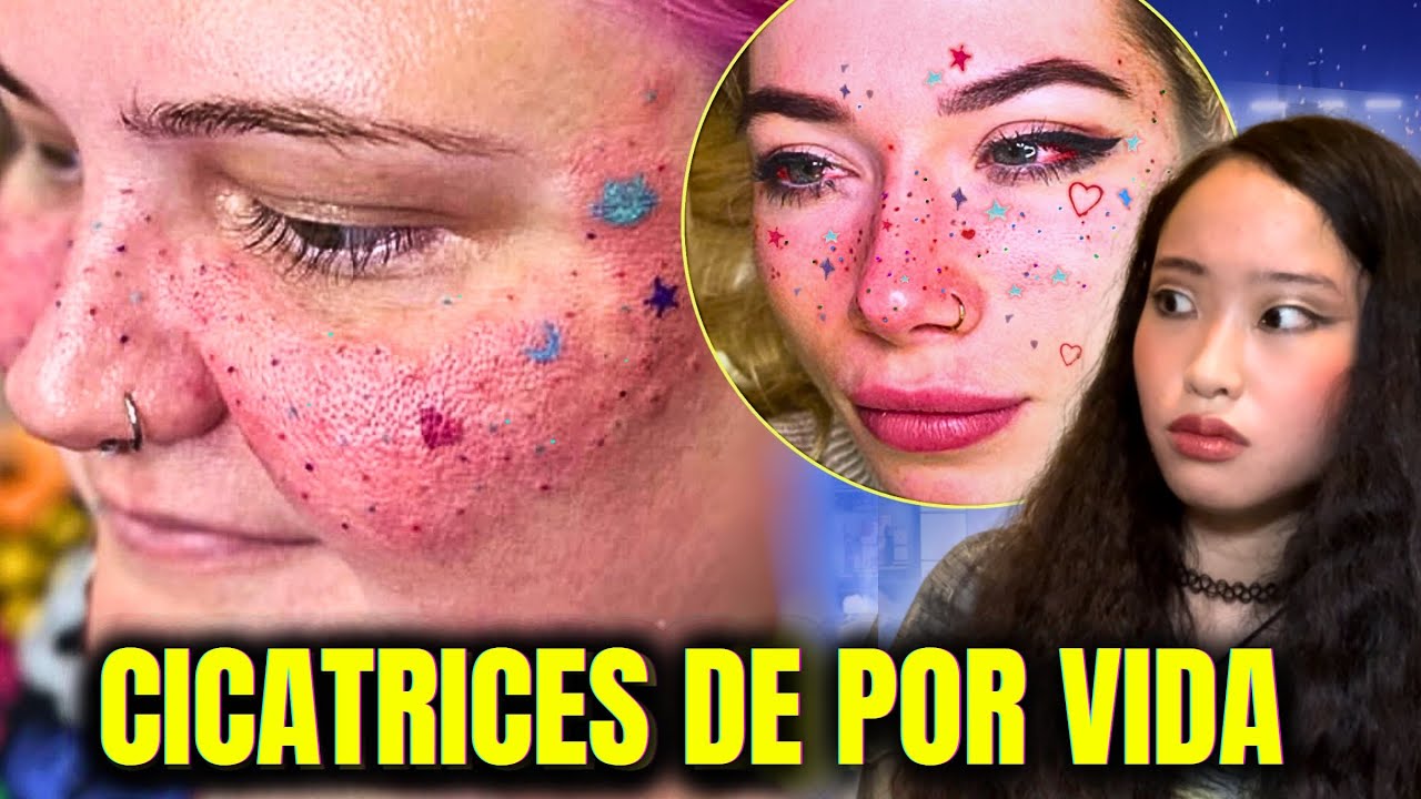 ¡NUEVO ESTANDAR DE BELLEZA!: la locura de TATUARSE pecas arcoris en la cara
