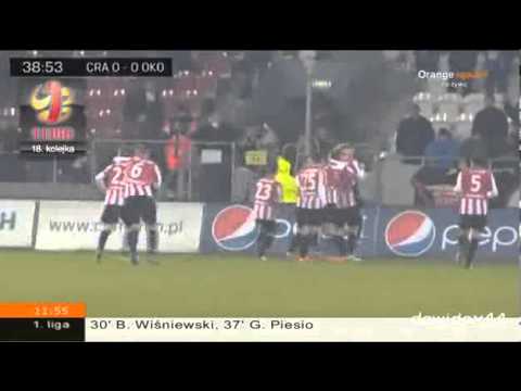 Cracovia Kraków-Okocimski Brzesko 09.03.2013 (Dudzic 1-0)