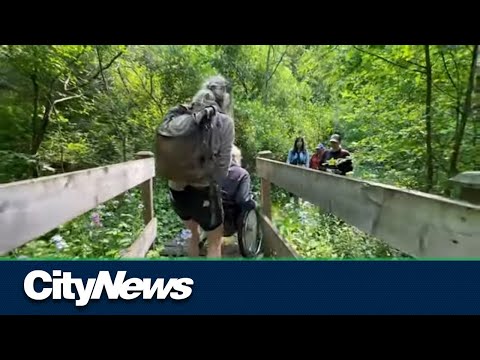 Traversing complex nature trails using a wheelchair