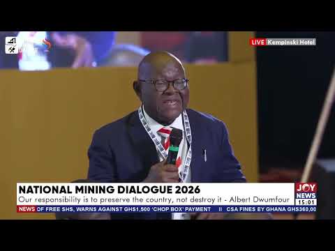 Irresponsible mining: The land is not your own – Prof Mike Oquaye cautions