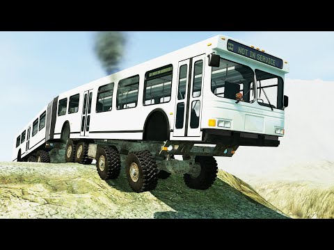 Articulated Bus Crashes #12 BeamNG DRIVE CrashTherapy