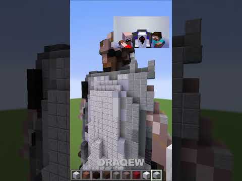Granny build challenge in Minecraft