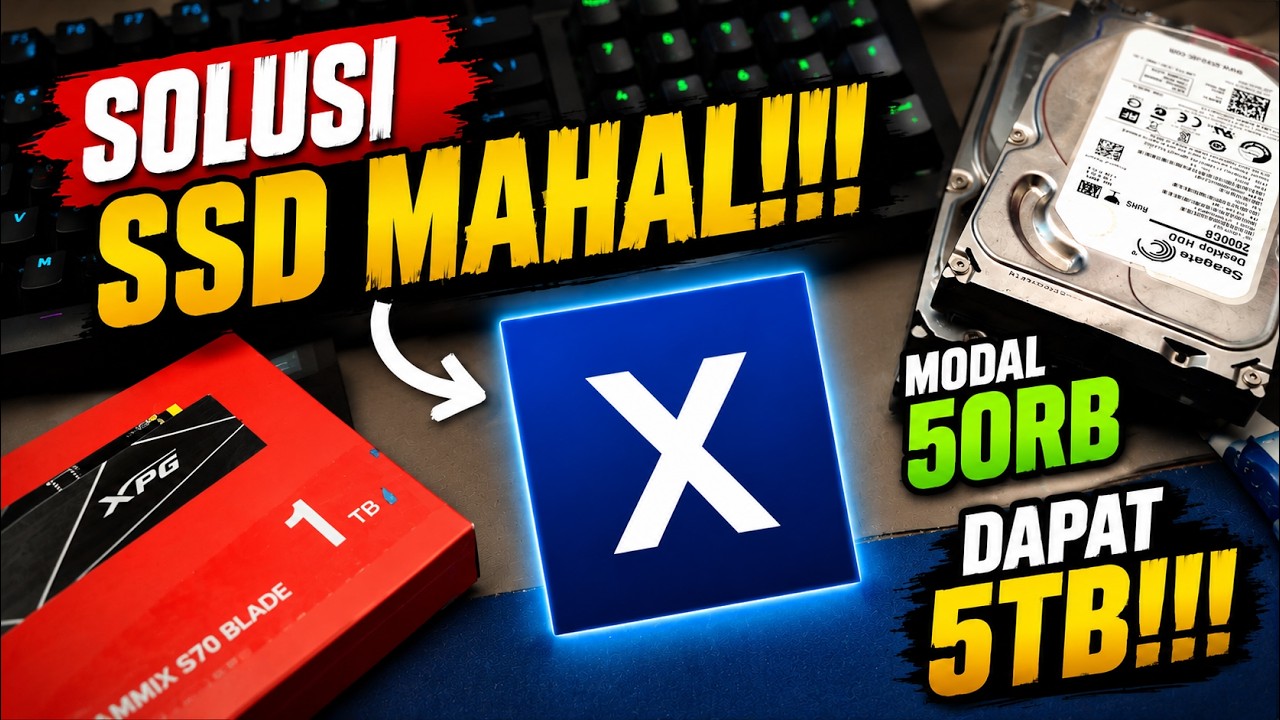 SSD Makin Muahal - Ini Dia Solusinya! Modal 50 RB dapat 5TB!