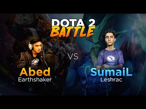Dota 2 Battle: Abed [Earthshaker] vs. SumaiL [Leshrac]