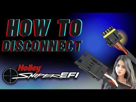 Holley Sniper: How To Disconnect The CAN BUS Connector