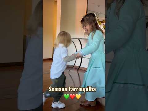 SEMANA FARROUPILHA! 💚❤️💛 Gal & Ben viraram Prenda e Gaúcho! 🤠💃🏻