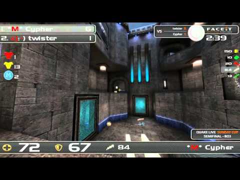 FACEIT - QUAKE LIVE SPRING SEASON CUP 1 (SEMI FINAL: twister vs. Cypher)