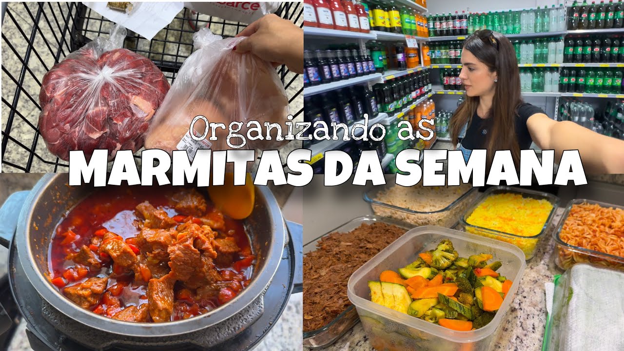 Organizando e preparando as refeições da semana! 💪🏻