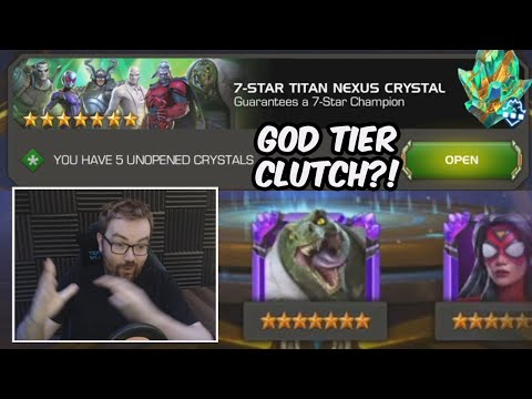 5x Titan Nexus Crystal Opening & MASSIVE 7 STAR CRYSTAL CLEANUP!!! - Marvel Contest of Champions