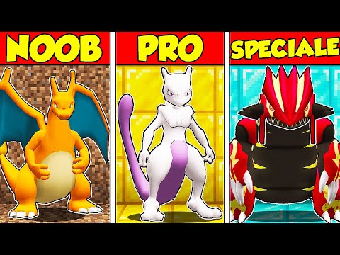 POKEMON NOOB vs PRO vs LEGENDARY with MY FRIENDS ON MINECRAFT!!