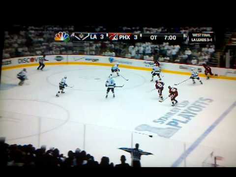 Los Angeles Kings Game 5 Western Confernce Finals "King's Kill Crucial Penalty in OT"