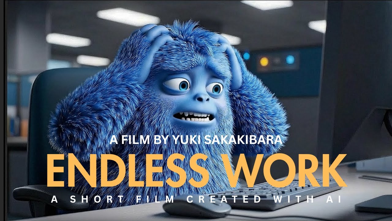 「終わりなき仕事」AI短編映画
