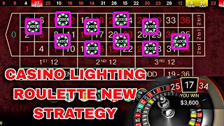 CASINO LIGHTING ROULETTE NEW STRATEGY ONLINE EARNING GAME TODAY BIG WIN CASINO ROULETTE LIVE Video Video