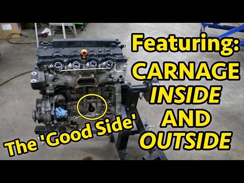 06-11 Honda Civic 1.8L R18 MASSIVE ENGINE FAILURE! There's no fixing this one