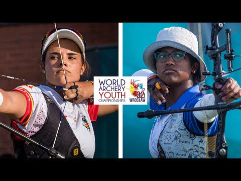 Elia Canales v Komalika Bari — recurve junior women gold | 2021 World Youth Championships