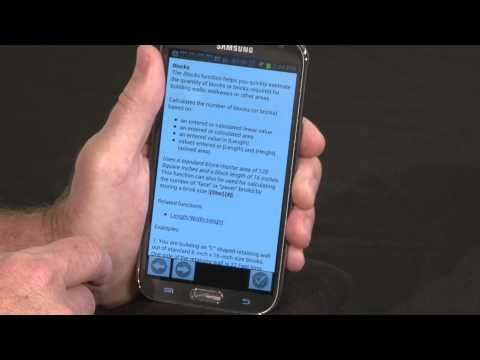 Construction Master Pro Calc Video