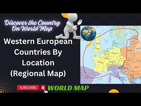 Region: Western Europe (Countries By Location) / Map of West Europe / Western Europe Countries Quiz