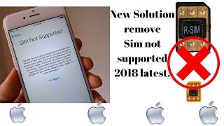 iPhone sim not supported solution 2018!No More Gevey Chip.