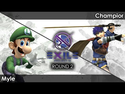 Project M: Myle (Luigi) V Champior (Ike) - Exile 130 SSBPM