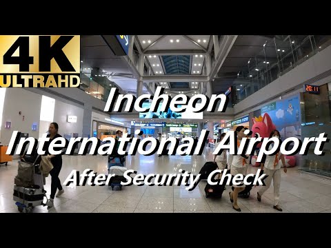 [4K] Lojas e lojas duty free do aeroporto internacional de Incheon