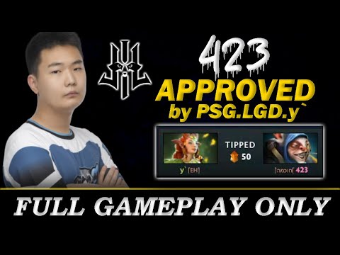 Approved by PSG.LGD.y`, 423 Ready to use Meepo on TI Regional Qualifier - Full Gameplay Meepo #183