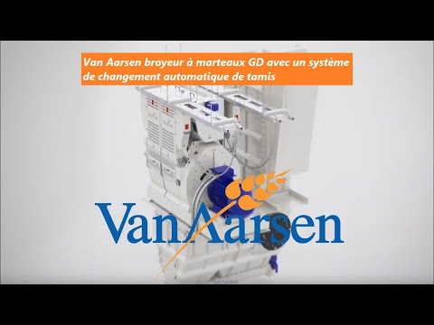 Van Aarsen GD Hammermühle mit einem automatischen Siebwechselsystem