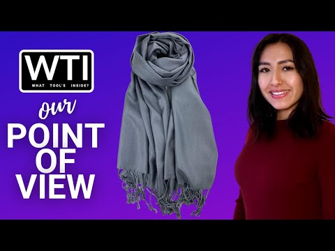 Plum Feathers Solid Color Scarf - WTI product video review