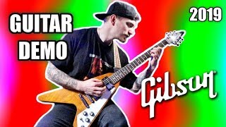 Video thumbnail for 2019 GIBSON FLYING V GUITAR DEMO by Xander Raymond Charles