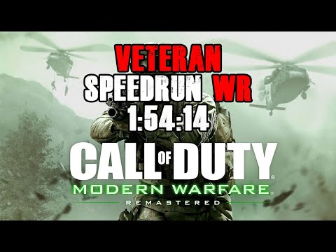 Call of Duty 4 Remastered - Veteran Speedrun World Record 1:54:14