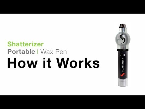 Part of a video titled Shatterizer Wax Pen Tutorial - YouTube
