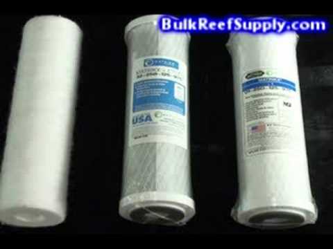 Demonstration of Bulk Reef Supply's RO Filters