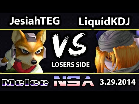 Northeastern Smash Attack 2 - JesiahTEG (Marth, Fox) Vs. KoreanDJ (Sheik) - Losers Quarters