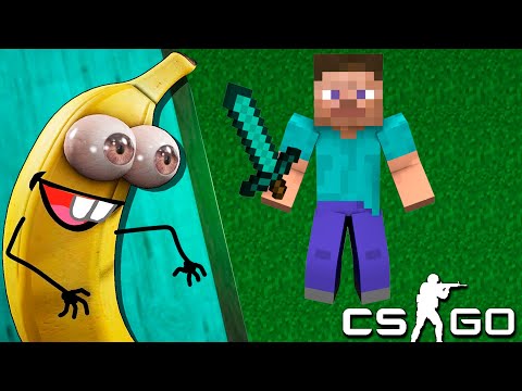 МАНЬЯК СТИВ VS БАНАНА В CS:GO