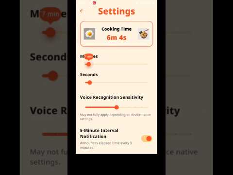 Voice Cooking Timer