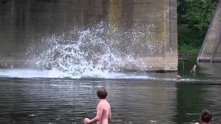 Bridge Jump 2012 - Black Bridge PA Delaware River