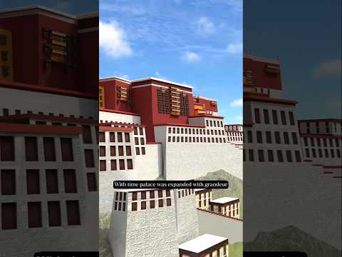 From a Barren Mountain to a Golden Palace - The Potala Palace Story #history #engineering #shots