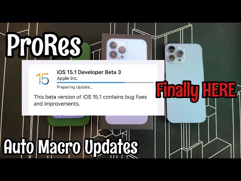 iOS 15.1 Beta 3 ProRes And Macro Update Is Here!